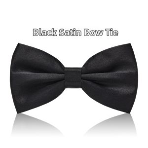 LIESHANG | Black & White Mens Bow Tie for Formal Wear & Wedding