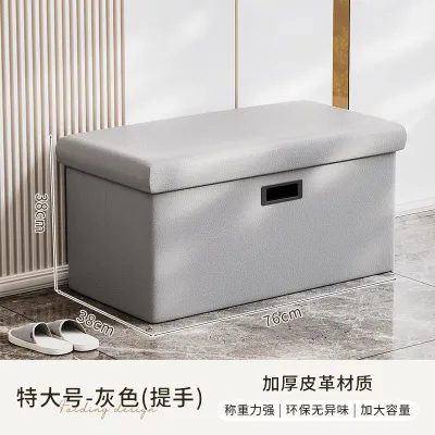 Foldable Multi-purpose Storage Bench