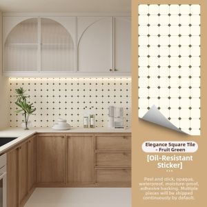 TAISEN | Self-Adhesive Waterproof Kitchen Oil-Resistant Wallpaper
