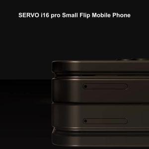 SERVO | SERVO I16 PRO Foldable Flip Pocket Phone 1.77 Screen Dual SIM Magic Voice Speed Dial FM Radio 3.5mm Audio Jack Mini Cellphone
