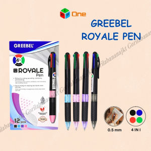 Ballpoint GREEBEL Pulpen Ballpen Royale 4 Warna 0.5 Bolpen Bolpoin Pena Gel SATUAN