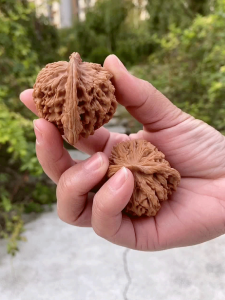 Elderly Hand Training Plate Walnut Hand Holding Fitness Ball Movable Finger Exercise Flexible Massage Handle Playing Objects Pairs of Grip