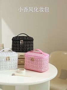 Makeup Bag Cosmetic Bags High Capacity Portable Travel Beauty Storage Organizer Hepburn Style