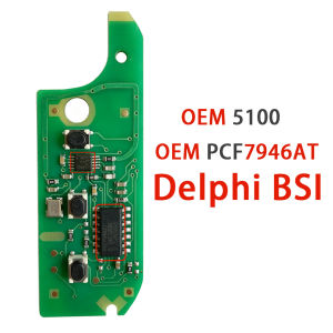 OEM Chip PCF7946AT Car Key PCB 433Mhz ID46 For Fiat Delphi 500 Panda Punto Bravo Marelli 500L Ducato For Citroen Peugeot