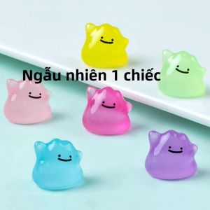 Bandai | 6 Cái/bộ Kawaii Ditto Pokemon Nhân Vật 1.5Cm PVC Anime Pocket Monsters Búp Bê Có Thể Thay Đổi Cải Trang Đồ Chơi Mô Hình Quà Tặng Cho Người Lớn
