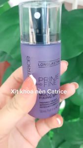 Xịt Khóa Nền Catrice⚡[CHÍNH HÃNG]⚡ Prime And Fine Multitalent Fixing Spray Tạo Hiệu Ứng Ánh Hồng Bắt Sáng Căng Mọng 50ml