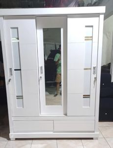 Lemari sliding door termurah 3 pintu