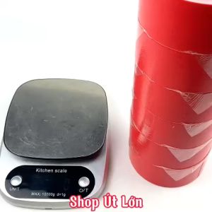 Băng keo vải màu đỏ rộng 4.7cm dài 13 mét lõi giấy 3mm - 1 cây có 6 cuộn