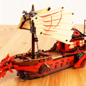 Mô Hình Tàu Lớn MOC Destiny Dragon Bounty Của Bên Thứ Ba Khối Xây Dựng Tương Thích Với Lego Dành Cho Trẻ Em Trên 18 Tuổi
