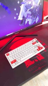 Fantech Mechanical Keyboard ATOM PRO97 คีย์บอร์ดเกมมิ่งไร้สาย พร้อมจอ Smart Display รุ่น MK918