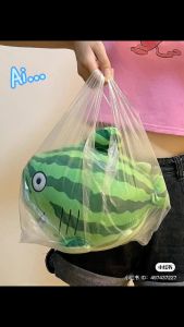 Thú nhồi bông cá mập dưa hấu cute - Size từ 40cm đến 85cm - Quà tặng gấu bông mềm mịn cute.