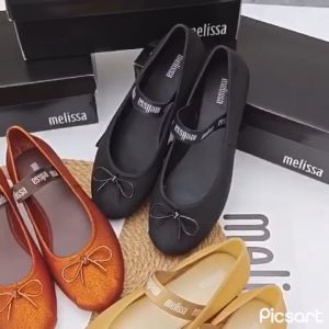 MELISSA SOPHIE AD ( SIZE 35/36 - 40 ) SEPATU Sepatu Pvc Bulat Sepatu Musim Semi Warna Pearly Brown Ukuran Eu 35-40 - Lazada