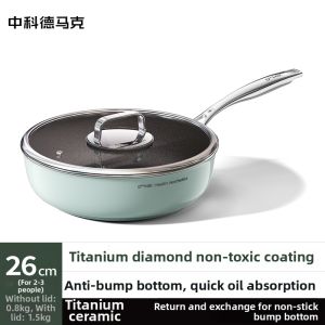 DUMIK | Titanium Ceramic Non-stick Cooking Pan