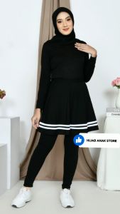 Celana Legging Rok Olahraga JUMBO / Celana Legging Olahraga Wanita Muslimah / Celana Legging Panjang Celana Rok Olahraga