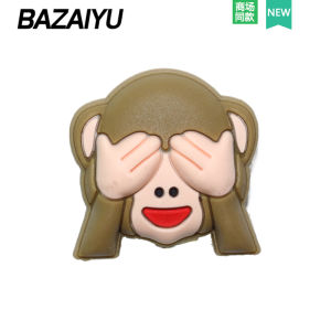 BA Little Fish Hole Shoes Accessories Fancy Shoe Buckle Accessories Cute Facial Expression Bag Shoe Ornament Fit Crocs/Cross