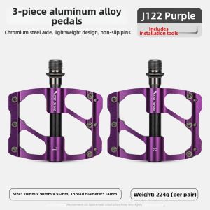 West Biking | Non-slip Aluminum Alloy Spindle MTB & Road Bike Pedals