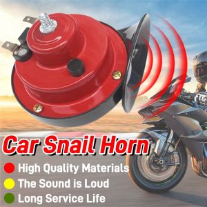 Car Horn 12V Super Loud Modified motorcycle snail horn high-frequency universal 300DB horn waterproof car electric horn