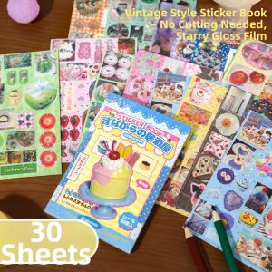 Vintage Style DIY Decoration Stickers 30 Pieces