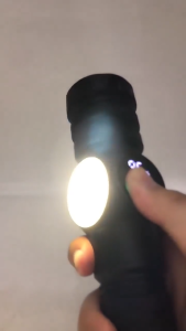 3000 High Lumens Rechargeable LED Flashlight 9 Modes Powerful Tail Magnet Long Range COD Telescopic Zoom Usb Rechargeable White Led Torch Light Tactical Flashlight with Digital Display