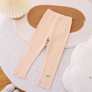 Baby Girls Sunflower Print Leggings Spring Autumn Childrens Outerwear Long Pants Korean Style Toddler Kids Fashion Clothes