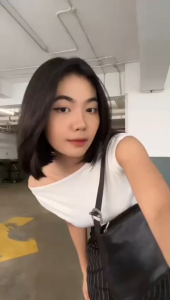 Elora Pants Stripe Celana Casual Wanita Bahan Semiwool Loose Pants Stripe Trouser Elora Pants High