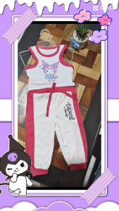 Kuromi Top and Pants for kids 1-3yrsold