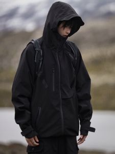 Nobodyknow Homemade Functional Jacket Outdoor Tibet Jacket Men and Women Japanese Style Tide Windproof Hood Shell Jacket