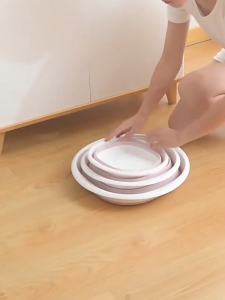 Multipurpose Foldable Wash Basin Bucket Portable Household Basin Travel Face Wash Basin