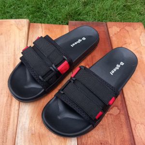 Sendal Distro Selop Slip On Cowok Cewek Karet Empuk Ringan