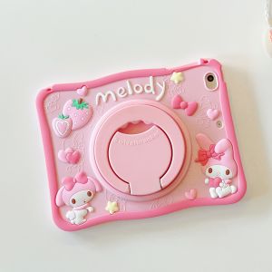 Vỏ bảo vệ máy tính bảng silicon + PC viền sóng di động có giá đỡ & rãnh để bút cho iPad Mini 1/2/3/4/5 (7.9 ") Mini 6 (8.3")5/6/Air1/2/Pro (9.7 ")7/8/9(10.2inch) air3/Pro(10.5") air4/air5 10(10.9 ")1/2/3/4(11") không khí m2 Pro M4(11 ") loạt