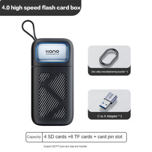 other | llano High-Speed SD Card Reader 2-in-1 SD/Micro SD Card Holder & Reader USB 3.0 Type-C UHS-II SD Card Storage Case for Camera
