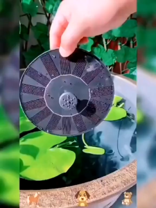 ปั๊มน้ำพุ น้ำพุโซล่าเซล์ โซลาเซล์ น้ำพุพลังเเสงอาทิตย์ แถมฟรีหัวปั๊ม น้ำพุ ปั๊มน้ำพุ ตกแต่งสวน รุ่นทรงกลม solar fountain