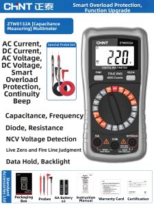 CHNT | Multi-function Digital High-precision Smart Anti-burn Multimeter