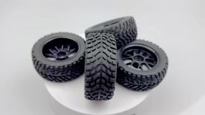 1/10 75mm Off Road Buggy Tires Wheel 12mm Hex Hubs Rubber for 1/14 1/16 1/10 RC Car Wltoys 144001 Scx10 Traxxas Trx-4 Tamiya