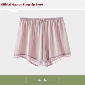 MiiOW | Thin Ice Silk Anti-See-Through Lace Edged Shorts
