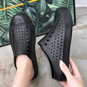 VMAL Summer Men and Women Sandals Fashion Sandals Beach Shoes House Slippers Cool Non-slip Flip Flops Slip-On Lazy Shoes 36-45
