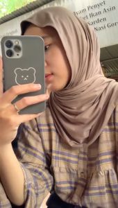 Pashmina kaos jersey terbaru