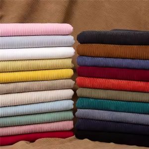 Thickened Burned Velvet Corduroy Fabric Autumn Winter Plain Color Fashion Leisure