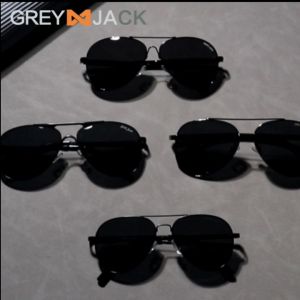 Grey Jack Kacamata Sunglasses Polarized Model Aviator Series Bahan Metal Anti Silau UV400 Fashion Simple Pria Wanita 161 8722 1102 5066 5091