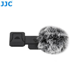 JJC Cold Shoe Wind Muff for Canon PowerShot V1 Vlog Camera Microphone Windscreen Windshield Noise Reduction with Cold Shoe Mount
