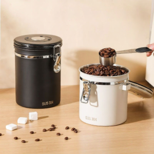 Stainless Steel Airtight One-way Valve Storage Container