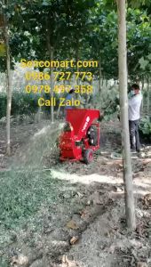 Máy Băm Nghiền Cây Lá Động Cơ Xăng Yamaha 7HP Tại Hà Nội HCM