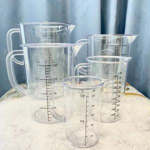Cốc Đo Dung Tích Bằng Nhựa Acrylic 5000ml Trong Suốt Cấp Thực Phẩm Chuyên Dụng Cho Cửa Hàng Trà Sữa Cốc Đo Lớn