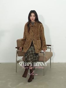 Warm Sheepskin-like Retro Loose Coat Womens