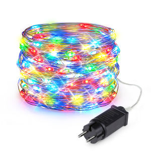 ไฟสายทองแดง LED กันน้ำ 10ม.-100ม. สำหรับตกแต่งสวน สนามหญ้า ต้นคริสต์มาส งานปาร์ตี้ แคมป์ปิ้งกลางแจ้ง งานเทศกาล