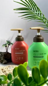 Combo Gội + Xả Bưởi Trà Cỏ Cây Hoa Lá 500g Giảm Gãy Rụng Kích Thích Mọc Tóc Phục Hồi Khô Xơ