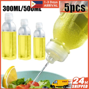 5pcs Squeeze Oil Bottle Spray Bottle Oil Spray Dispenser Bottle Dispenser Leak-proof Watering Can Condiment Fuel Saving Bottle Fuel Saving Bottle Cooking Baking Kitchen Supplies