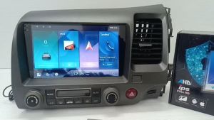 จอตรงรุ่น HONDA CIVIC FD  ปี 2006 -2011 จอ AE QLED 1K CPU8คอ RAM4 ROM32  มี DSP/ASP  ระบบ Android   AndriodWifi