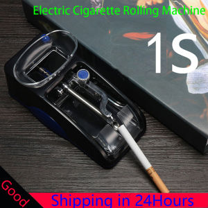 【24 hours delivery】Electric Automatic Rolling Machine Injector Maker DIY 8MM Roller Maker Portable Ci-ga-rette-Filling Device for Father Husband Boyfriend