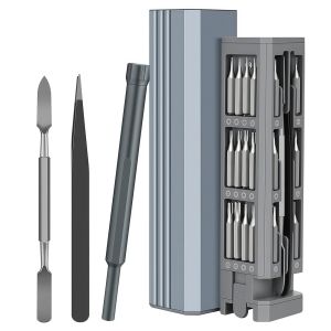 44 in 1 Small Magnetic Precision Screwdriver Set with Case 360° Spin Handle DIY Repair Kit for Phone Laptop Watch & More